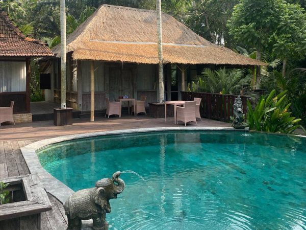 Retraite méditative Bali - Suite vue piscine et salon, chambre 115 (couple)